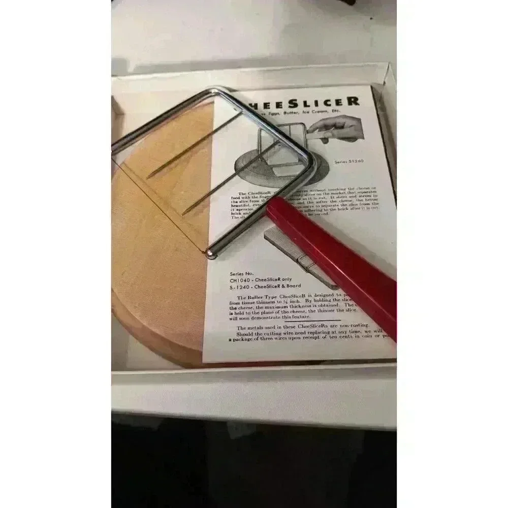 Vintage‎ Schneider Cheese Slicer & Cutting Board
